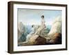 Empress Alexandra Fyodorovna with Daughter Grand Duchess Maria Nikolaievna of Russia, 1820S-Pyotr Fyodorovich Sokolov-Framed Giclee Print