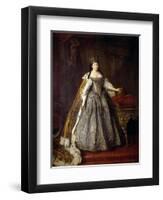 Empress Anna Ioannovna (Anna of Russia)-Louis Caravaque-Framed Giclee Print