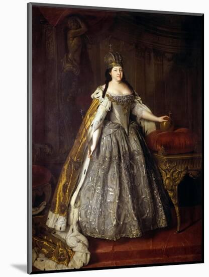 Empress Anna Ioannovna (Anna of Russia)-Louis Caravaque-Mounted Giclee Print