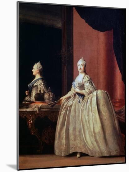 Empress Catherine II before the Mirror, 1779-Vigilius Erichsen-Mounted Giclee Print