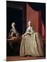 Empress Catherine II before the Mirror, 1779-Vigilius Erichsen-Mounted Giclee Print