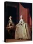 Empress Catherine II before the Mirror, 1779-Vigilius Erichsen-Stretched Canvas