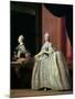 Empress Catherine II Before the Mirror, 1779-Vigilius Erichsen-Mounted Giclee Print