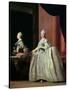 Empress Catherine II Before the Mirror, 1779-Vigilius Erichsen-Stretched Canvas