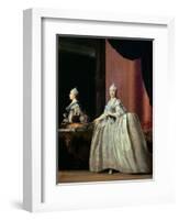 Empress Catherine II Before the Mirror, 1779-Vigilius Erichsen-Framed Giclee Print