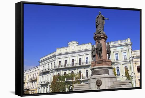 Empress Catherine Monument, Odessa, Crimea, Ukraine, Europe-Richard-Framed Stretched Canvas