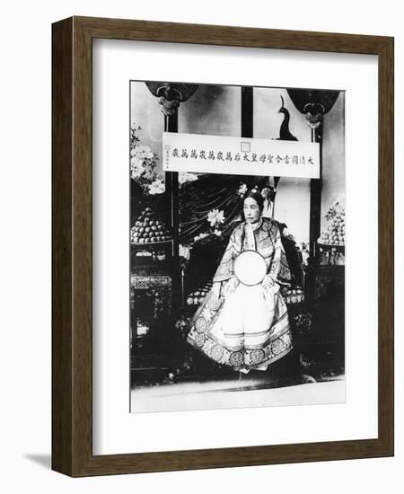 Empress Dowager Cixi of China, 1904-Chinese Photographer-Framed Photographic Print