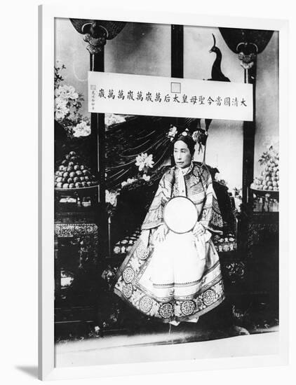 Empress Dowager Cixi of China, 1904-Chinese Photographer-Framed Photographic Print