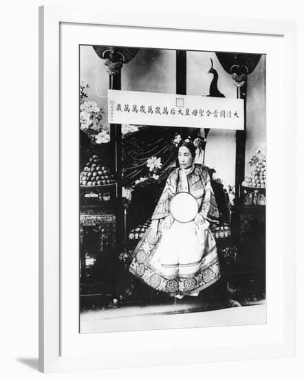 Empress Dowager Cixi of China, 1904-Chinese Photographer-Framed Photographic Print