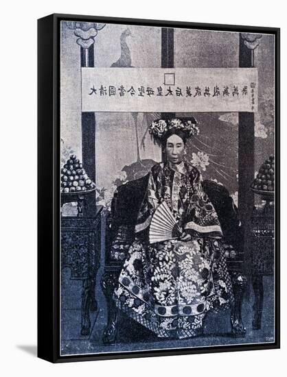 Empress Dowager Cixi or Empress Tz'U-Hsi-null-Framed Stretched Canvas