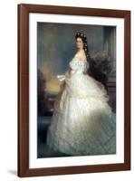 Empress Elisabeth, c.1865-Franz Xaver Winterhalter-Framed Art Print