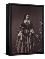 Empress Elisabeth of Austria, 19th Century-Franz Hanfstaengl-Framed Stretched Canvas