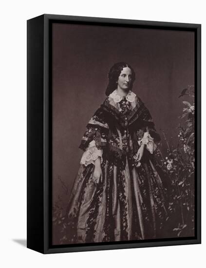 Empress Elisabeth of Austria, 19th Century-Franz Hanfstaengl-Framed Stretched Canvas