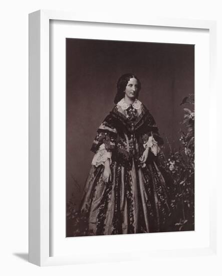 Empress Elisabeth of Austria, 19th Century-Franz Hanfstaengl-Framed Giclee Print