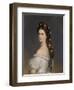 Empress Elisabeth of Austria with Diamond Stars in Her Hair, Ca 1860-Franz Xaver Winterhalter-Framed Giclee Print