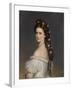 Empress Elisabeth of Austria with Diamond Stars in Her Hair, Ca 1860-Franz Xaver Winterhalter-Framed Giclee Print