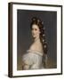 Empress Elisabeth of Austria with Diamond Stars in Her Hair, Ca 1860-Franz Xaver Winterhalter-Framed Giclee Print