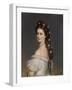 Empress Elisabeth of Austria with Diamond Stars in Her Hair, Ca 1860-Franz Xaver Winterhalter-Framed Giclee Print