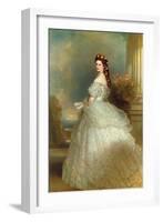 Empress Elizabeth of Austria (Sissi), 1865-Franz Xaver Winterhalter-Framed Giclee Print