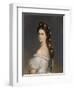 Empress Elizabeth of Austria with Diamond stars in her hair. Ca. 1860-Franz Xaver Winterhalter-Framed Giclee Print