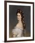 Empress Elizabeth of Austria with Diamond stars in her hair. Ca. 1860-Franz Xaver Winterhalter-Framed Giclee Print