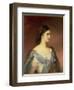 Empress Elizabeth of Bavaria (1837-98) as a Young Woman-Franz Schrotzberg-Framed Giclee Print