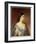 Empress Elizabeth of Bavaria (1837-98) as a Young Woman-Franz Schrotzberg-Framed Giclee Print