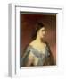 Empress Elizabeth of Bavaria (1837-98) as a Young Woman-Franz Schrotzberg-Framed Giclee Print