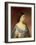 Empress Elizabeth of Bavaria (1837-98) as a Young Woman-Franz Schrotzberg-Framed Giclee Print