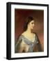 Empress Elizabeth of Bavaria (1837-98) as a Young Woman-Franz Schrotzberg-Framed Giclee Print