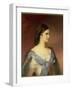 Empress Elizabeth of Bavaria (1837-98) as a Young Woman-Franz Schrotzberg-Framed Giclee Print