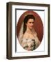 Empress Elizabeth of Bavaria (1837-98) in Hungarian Costume, 1867-Georg Raab-Framed Giclee Print