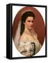 Empress Elizabeth of Bavaria (1837-98) in Hungarian Costume, 1867-Georg Raab-Framed Stretched Canvas