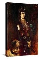 Empress Elizabeth of Bavaria-Anton Romako-Stretched Canvas
