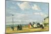 Empress Eugenie (1826-1920) at Trouville, 1863-Eugène Boudin-Mounted Giclee Print