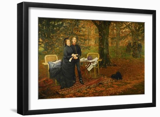 Empress Eugenie, died 1879 in a tragic incident during the campaign against the Zulus.-James Tissot-Framed Giclee Print