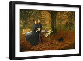 Empress Eugenie, died 1879 in a tragic incident during the campaign against the Zulus.-James Tissot-Framed Giclee Print