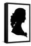 Empress Eugenie in Silhouette-Theodore Tharp-Framed Stretched Canvas