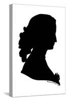 Empress Eugenie in Silhouette-Theodore Tharp-Stretched Canvas