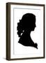 Empress Eugenie in Silhouette-Theodore Tharp-Framed Giclee Print
