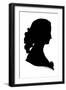 Empress Eugenie in Silhouette-Theodore Tharp-Framed Giclee Print