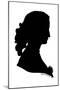 Empress Eugenie in Silhouette-Theodore Tharp-Mounted Giclee Print