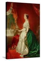 Empress Eugenie of France (1826-1920) Wife of Napoleon Bonaparte III (1808-73)-Franz Xaver Winterhalter-Stretched Canvas