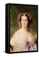 Empress Eugenie-Franz Xaver Winterhalter-Framed Stretched Canvas