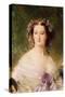 Empress Eugenie-Franz Xaver Winterhalter-Stretched Canvas