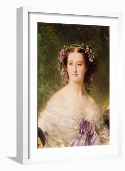 Empress Eugenie-Franz Xaver Winterhalter-Framed Giclee Print