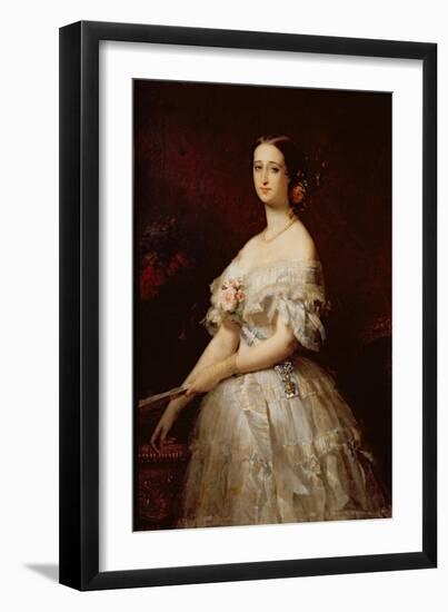 Empress Eugenie-Claude-Marie Dubufe-Framed Giclee Print