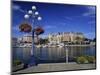 Empress Hotel Along Victoria Harbour-James Randklev-Mounted Photographic Print