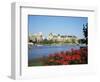 Empress Hotel and Innter Harbour, Victoria, Vancouver Island, British Columbia, Canada-J Lightfoot-Framed Photographic Print