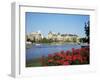 Empress Hotel and Innter Harbour, Victoria, Vancouver Island, British Columbia, Canada-J Lightfoot-Framed Photographic Print